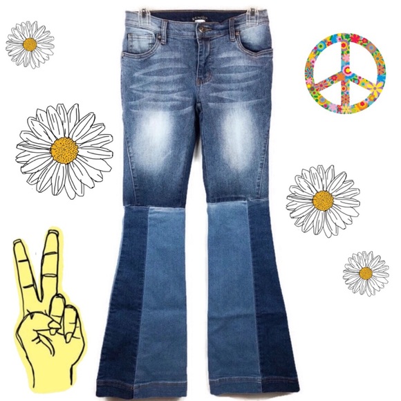 venus patchwork jeans